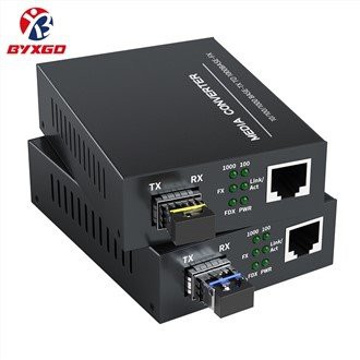 Гігабітний оптоволоконний мультимедійний конвертер 2g2e